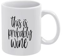 KWQDOZF Tazza da caffè bianca Trust Me I'm ACeramic Retro con manico per caffè, zuppa, tè, latte, latte macchiato, cioccolata calda, regalo per dottori con manico, regalo per donne e uomini, 11 once