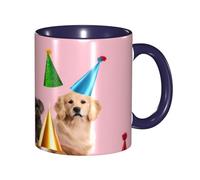 KWQDOZF Tazza da caffè con stampa bulldog francese divertente - Tazza in ceramica bicolore da 11 once con motivo 3D | Regali carini per uomini, donne, ufficio, lavoro