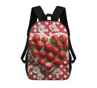 KWQDOZF Zaino A Plate of Strawberries per uomo e donna, zaino per laptop resistente da 17 pollici, zaino leggero per viaggi e lavoro