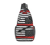 KWQDOZF Zaino a tracolla regolabile con bandiera delle Isole Vergini americane - Borsa a tracolla casual per viaggi, palestra e uso quotidiano