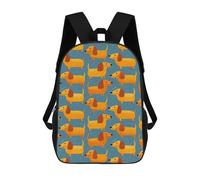 KWQDOZF Zaino da viaggio Weenie Dog Classic da 17 pollici, borsa a tracolla casual con tracolla regolabile per uomo e donna
