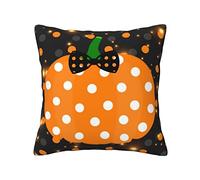 KWQDOZF Zucca di Halloween astratta pietra di marmo divano fodere per cuscini morbida federa quadrata per divano divano letto camera da letto soggiorno 18x18 pollici