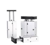 KWQNPHTRN Cilindro Pneumatico a Doppio Stelo in Lega di Alluminio di Piccole Dimensioni Serie TN Alesaggio 10 mm 16 mm 20 mm 25 mm 32 mm Corsa 10 20 30 40 50 60 70 75 100 mm(Stroke 10mm,Bore 25)