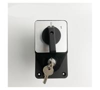 KWQNPHTRN Con chiave 63 A, 660 V, selettore di controllo del circuito LW26 - 63/2, contatto argento bipolare YMW26 - 63 interruttore a rotazione (01)