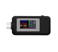 KWS-1902C Display a colori di tipo C Tester USB Monitor di tensione corrente Misuratore di potenza Batteria portatile Caricabatterie rivelatore Strumento Misuratore di potenza Pedali Favero