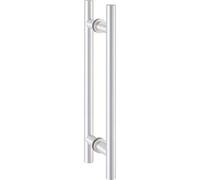KWS 81424107252 - Maniglia per porta 8142, lunghezza 720 mm, alluminio argento anodizzato,
