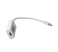 KWS066C - Tester USB C con funzioni avanzate per informazioni sullo stato di ricarica, colore: bianco
