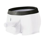 KWTF Uomo Boxer Intimo Sexy Custodia Lunga per Pene Boxer Mutande Uomo Hombre Elefante Rigonfiamento Mutandine
