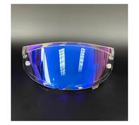 KWTN Motociclo Accessori for moto Visiera for casco Lente protettiva Integrale for Cascos for para for Moto for KYT for KYT for NFR for NX Guida in sicurezza(Revo blue)