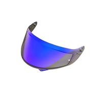 KWTN Motociclo Visiera di ricambio for casco V16 Atom. Protezione UV for casco da moto compatibile con MT Atom/Atom SV (trasparente)(Revo Deep Blue)