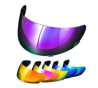 KWTN Motociclo Visiera for casco da moto for Bell for Qualifier/per Star/per Vortex/per RS-1/per Revolver Visiera for casco da moto Guida in sicurezza(Deep Purple)