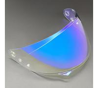 KWTN Motociclo Visiera for Casco da Moto for HJC HJ34P C10, Accessori di Ricambio for Visiera, Lenti AntiGraffio Colorate for Casco da Moto, Rosso C Tea(G Aurora Blue)