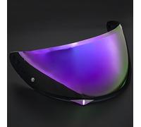 KWTN Motociclo Visiera for Casco da Moto for HJC HJ34P C10, Accessori di Ricambio for Visiera, Lenti AntiGraffio Colorate for Casco da Moto, Rosso C Tea(E Tea Purple)