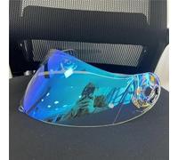 KWTN Motociclo Visiera for casco for X-lite for X-803 for X-803RS for UCX802 for X-803 for RS Visiera for casco da moto Occhiali Lente di ricambio rossa trasparente Guida in sicurezza(Revo Blue)