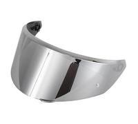 KWTN Motociclo Visiera Protettiva for Casco da Moto AGV Nuova Versione K3 (E2206) S/M/L, Visiera Colorata, Protezione UV (Non for Taglie XL/XXL) (Blu)(Silver Mirror)