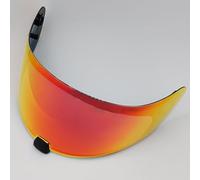 KWTN Motociclo Visiera Protettiva for Casco da Moto HJC C70 IS-17 FG-17 FG-ST, Accessori di Ricambio for Visiera, Lenti AntiGraffio Colorate for Casco da Moto, Grigio D(C Tea Red)