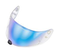 KWTN Motociclo Visiera Protettiva for Casco da Moto, Parabrezza, for HJC HJ20M C70/IS-17/FG-17/FG-ST, Compatibile con Pinlock, Visiera di Ricambio Colorata (Oro)(Revo Clear Blue)