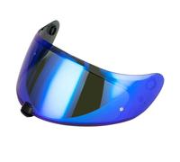 KWTN Motociclo Visiera Protettiva for Casco da Moto, Parabrezza, for HJC HJ20M C70/IS-17/FG-17/FG-ST, Compatibile con Pinlock, Visiera di Ricambio Colorata (Oro)(Revo Deep Blue)