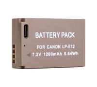 KWTOUL LP-E12 USB-C LC-E12E Batterie compatibili con Canon EOS M100 M50 M10