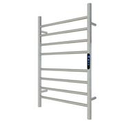 KWW Portasciugamani riscaldato, telecomando con APP Tuya, scaldasalviette con timer, scaldasalviette da parete per bagno (lucido, 7 bar)