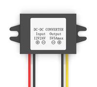 KWWEWEB Convertitore DC 12V 24V a 5V 5A 25W Modulo convertitore Regolatore di Tensione Ridotto Convertitore di Potenza for Auto Adattatore di Potenza in Uscita
