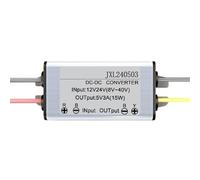 KWWEWEB Convertitore DC DC Step-Down da 8-40 V a 5 V 1A 2A 3A 4A 5A Convertitore DC DC Step-Down da 12 V 24 V 36 V a 5 V 25 W Modulo Alimentatore for LED Auto(3A)