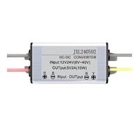 KWWEWEB Convertitore DC DC Step-Down da 8-40 V a 5 V 1A 2A 3A 4A 5A Convertitore DC DC Step-Down da 12 V 24 V 36 V a 5 V 25 W Modulo Alimentatore for LED Auto(2A)