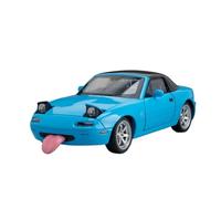 KWZGHOLJ Veicoli a Motore in Scala 1:32 for Mazda MX-5 Sports Car Metallo Pressofuso Modello di Auto Simulazione in Miniatura Collezione di Veicoli Decorativi(Blue)