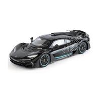 KWZGHOLJ Veicoli a Motore in Scala Scala 1:18 for Mercedes Benz AMG One Hypercar Modello di Auto in Metallo Replica Squisita Veicoli da Collezione(Black)