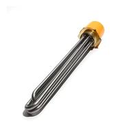 KX-ENERGIE 380V 12000W 1.5 pollici DN40 elemento riscaldante tipo 3U Bar Riscaldatore BSP flangia in rame/Tubo in acciaio inossidabile con anello in silicone e coperchio