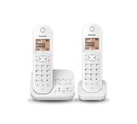 KX-TGC422FRW - Téléphone sans fil avec 2 combinés, blanc