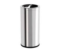 Kx9Lb8d Bidone della spazzatura Pattumiera E Cestino for Il Ristorante Dell'home Office(Silver,M)