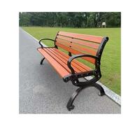 Kx9Lb8d Sedile da patio Wider Aluminum Alloy Park Outdoor Bench Leisure with Backrest Posti a sedere all'aperto(M)