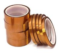 KXAOXGRC Nastro resistente ad alta poliimide, Nastro termico in poliimmide marrone 30M 5mm-40mm for parti della stampante 3D(18mm 1Pcs)