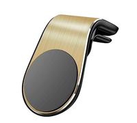 KXAOXGRC Portatelefono per auto, Porta cellulare da auto for bocchetta dell'aria Multicolor 3,8x3,7x6,2 cm(Gold)