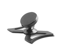 KXAOXGRC Portatelefono per auto, Supporto for telefono for auto magnetico for bocchetta dell'aria Girevole a 360 gradi in lega di alluminio nero