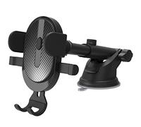 KXAOXGRC Portatelefono per auto, Supporto magnetico for telefono for auto, supporto for cruscotto, presa d'aria, parabrezza, universale, nero(Black Suction Cup)