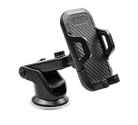 KXAOXGRC Portatelefono per auto, Supporto universale for telefono for auto for parabrezza Rotazione a 360° Telescopico Nero 54-104 mm