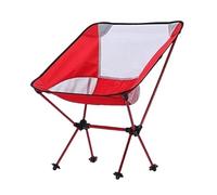 KXAOXGRC Sedia da campeggio pieghevole per esterni, Sedia da campeggio con tracolla pieghevole for zaino in spalla all'aperto multicolore(Rosso)