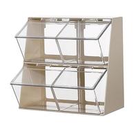 KXAOXGRC titolare capsule di caffè, Scatola portaoggetti for capsule di caffè bianco verde(Wit)