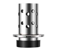 KXAOXGRC Vuoto del flacone di colata Perforato, Boccetta for colata Perforata con Base in Gomma in Acciaio Inossidabile, Dimensioni Multiple for la Messa in sottovuoto(2 in X4 in)