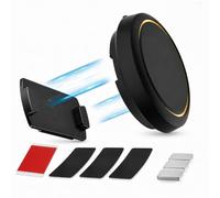 Kxathfa 2 Pezzi Supporto Magnetico per OOONO CO-Driver NO2, Fissaggio Dashboard con Magneti Potenti e Adesivo Resistente, per l'avvertimento di Radar OOONO NO2 in Alluminio