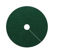 KXCVBNKLJ Anello di pacciamatura in Tessuto Non Tessuto, 5 Anelli Multicolori for pacciamatura for Alberi, Diametro 15-52 cm, tappetini Anti-Erbacce, Spessore 2 mm(Dark Green,32CMX32CMX4CM)