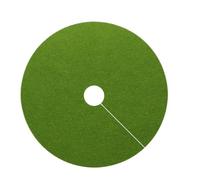 KXCVBNKLJ Anello di pacciamatura in Tessuto Non Tessuto, 5 Anelli Multicolori for pacciamatura for Alberi, Diametro 15-52 cm, tappetini Anti-Erbacce, Spessore 2 mm(Deep Green,52CMX52CMX6CM)