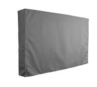 KXCVBNKLJ Copertura indipendente per TV da esterno, Copri TV da esterno multicolore con tasca for telecomando for più dimensioni 1 pz(Grey,50x52inch TV)