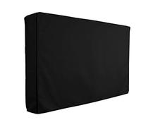 KXCVBNKLJ Copertura indipendente per TV da esterno, Copri TV da esterno Tasca for telecomando Impermeabile Resistente alle intemperie Multicolor Taglie multiple(Black,60x65inch TV)