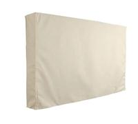 KXCVBNKLJ Copertura indipendente per TV da esterno, Copri TV da esterno Tasca for telecomando Impermeabile Resistente alle intemperie Multicolor Taglie multiple(Beige,70x75inch TV)