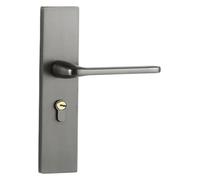 KXCVBNKLJ Maniglia per porta con serratura per interni Zinc Alloy Solid Wood Indoor Door Lock Handle Multiple Sizes Silent Hardware(The gray 50 copper)