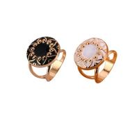 KXCVBNKLJ Set di copri-gambe per mobili, Fibbia for sciarpa 2 pezzi Anello singolo con perla Piccolo nodo quadrato for vestiti for sciarpe di seta