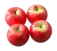 KXCVBNKLJ Simulation Fruit Props, 4 pezzi di mele artificiali rosse 8x8,5 cm for decorazioni for la casa, cucina e le feste